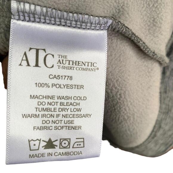 ATC The Authentic T Shirt Company Mens Gray Pullover “Crush” Hoodie Sweatshirt M - Picture 5 of 7